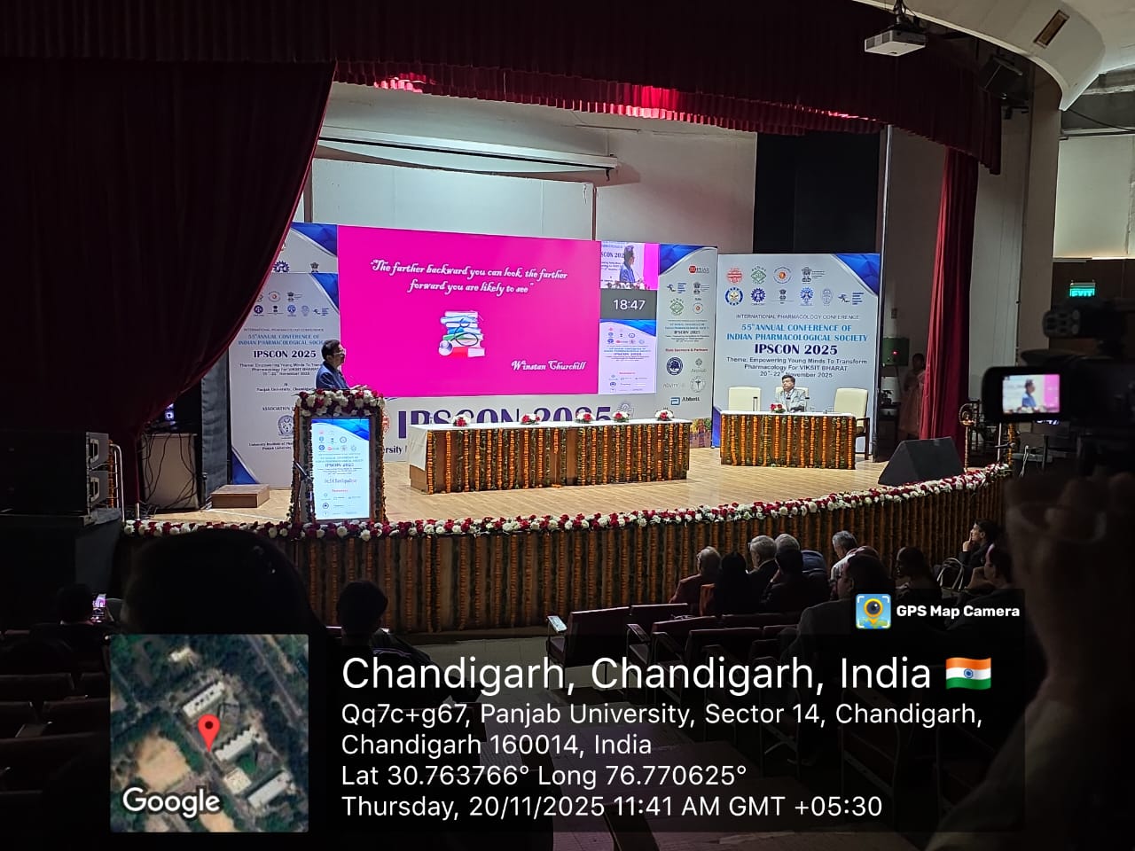 Faculty Members of Smt. Shardchandrika Suresh Patil College of Pharmacy, Chopda attended the IPS–IPSCON 2025 at Punjab University, Chandigarh also Presented a Research Poster at the Conference, showca